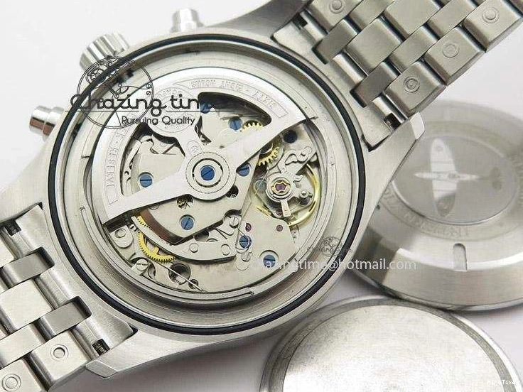MIROTIME 0118 Pilot Chrono SS IW387809 ZF 1:1 Best Edition Silver Dial On SS Bracelet A Trendsetting 7327
